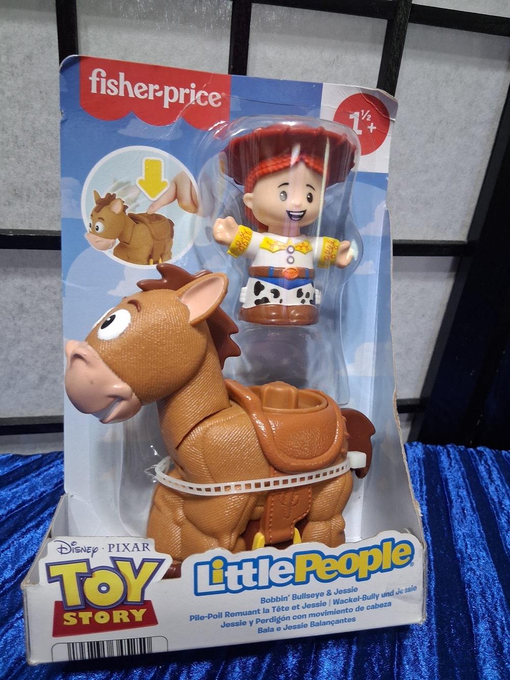 Fisher-Price Toy Story Little People Bobbin' Bullseye & Jessie Toy - Brown/Red - Picture 3 of 6